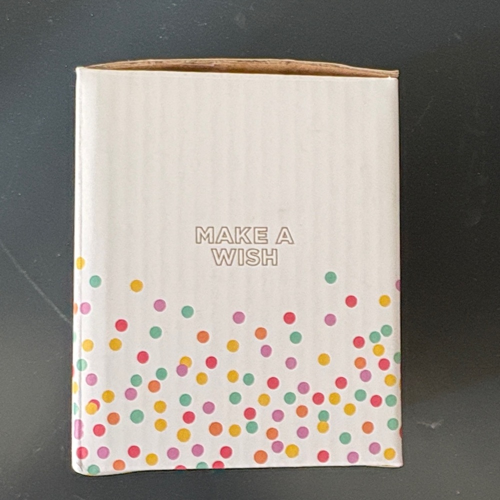 New In Box Two's Company Porcelain Birthday Cake Candleholder - Multicolor - Picture 3 of 5